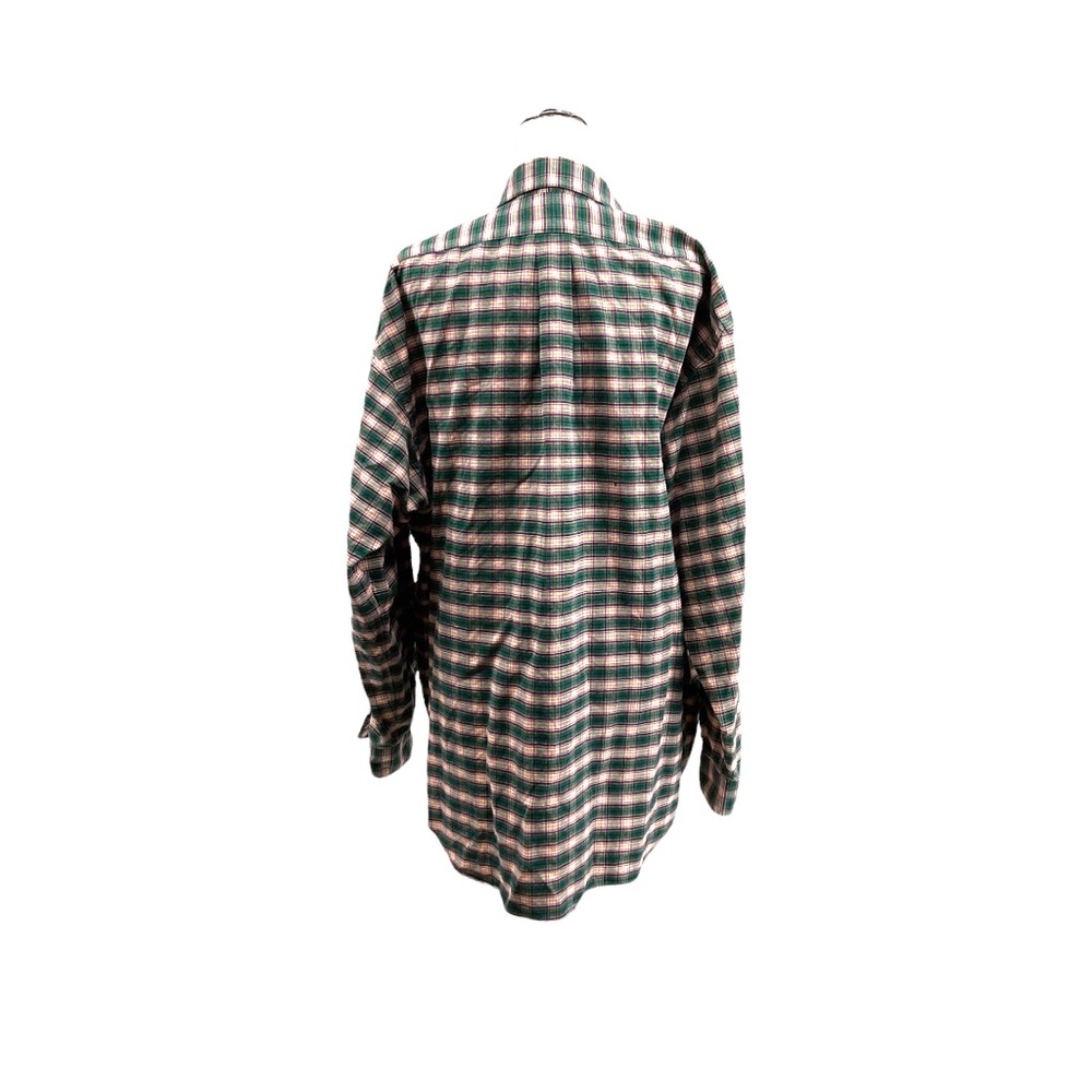 Ralph Lauren Cotton Button Down Long Sleeve Plaid Brushed Shirt - Picture 3 of 16
